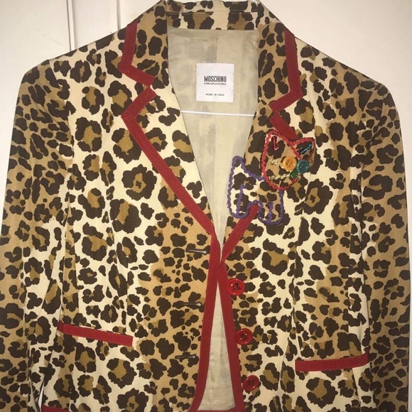 Moschino Jackets & Blazers - Moschino Cheap and Chic Leopard Print Jacket